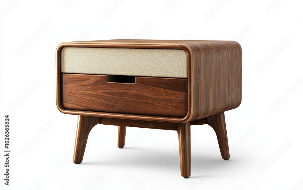 modern nightstand isolated stock photo on white background modern nightstand isolated stock photo on white background
