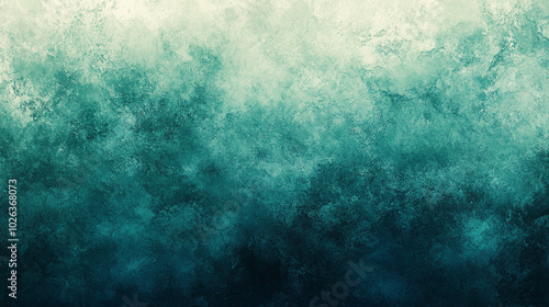 teal and green-blue gradient background, with subtle texture and soft transitions, symbolizes calm, depth, and introspection, creating a soothing visual for digital and creative use