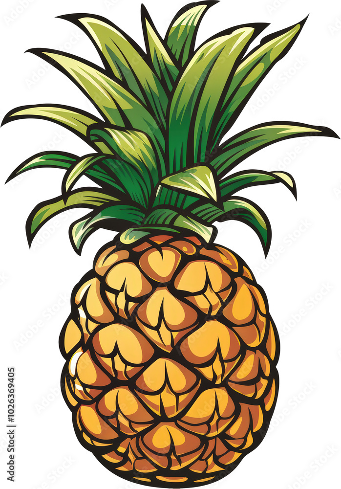A juicy pineapple A juicy pineapple