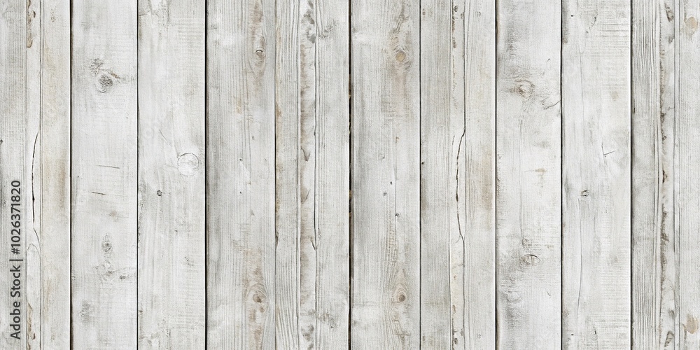 Seamless pattern of white painted wood planks from aerial view Seamless pattern of white painted wood planks from aerial view