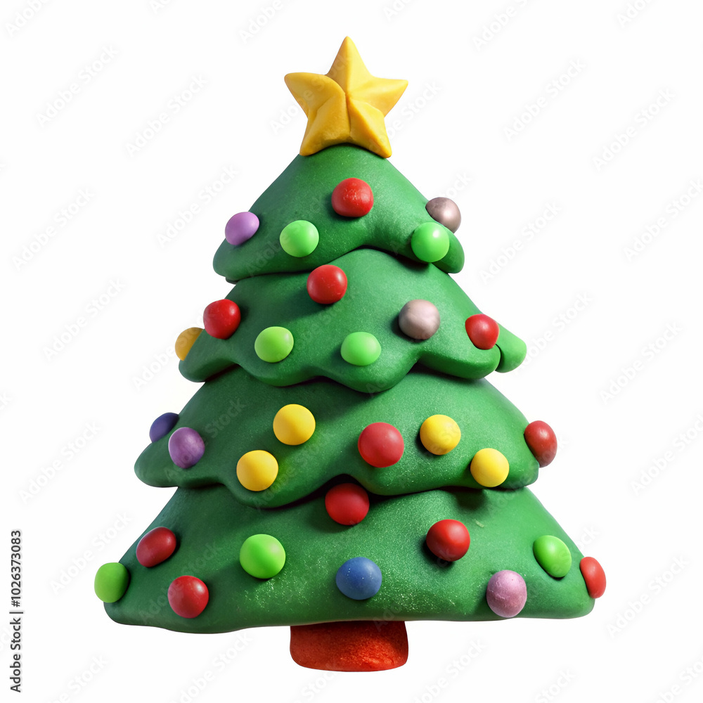 christmas tree on white christmas tree on white