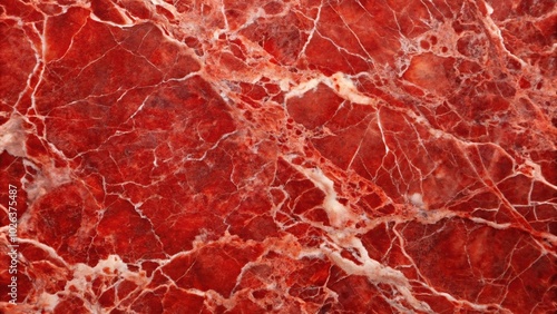 Smooth red marble surface background with polished texture