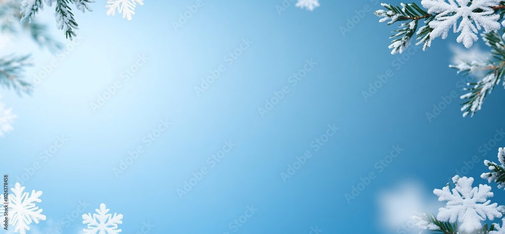 A winter-themed background with snowflakes and a blue gradient. A winter-themed background with snowflakes and a blue gradient.