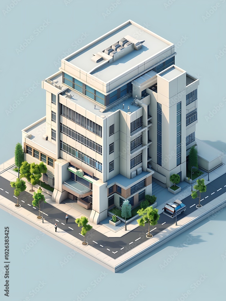 3d building 3d building