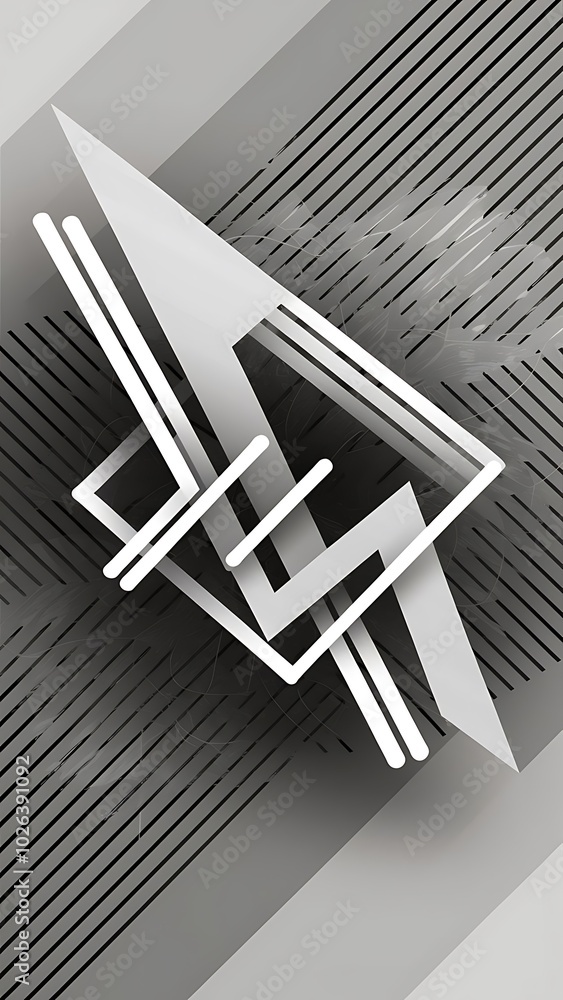 Abstract white and gray color, modern design stripe background with geometric shape. Vector illustration. Abstract white and gray color, modern design stripe background with geometric shape. Vector illustration.