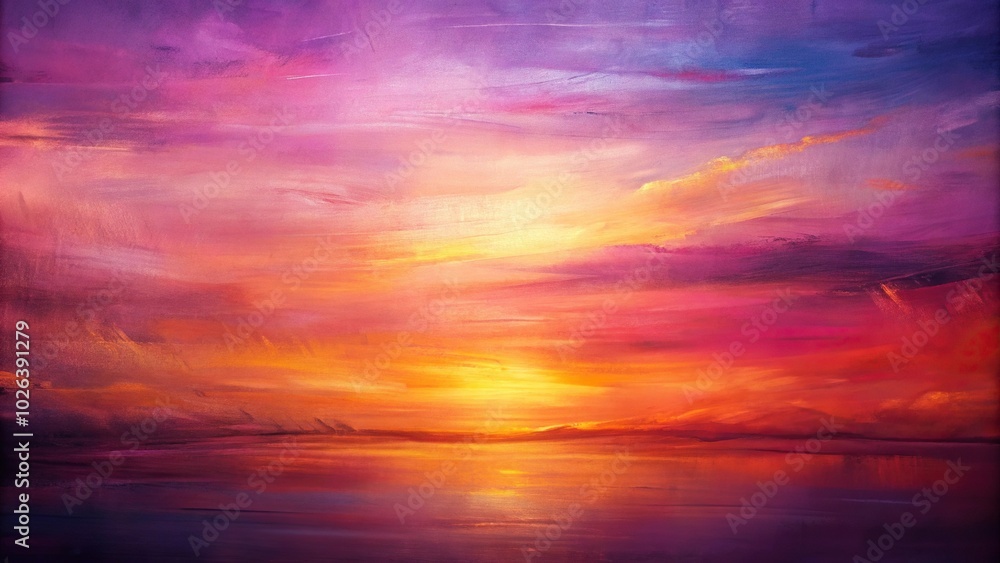 Warm dusk purple and sunset pink abstract canvas suggesting evening skies Warm dusk purple and sunset pink abstract canvas suggesting evening skies