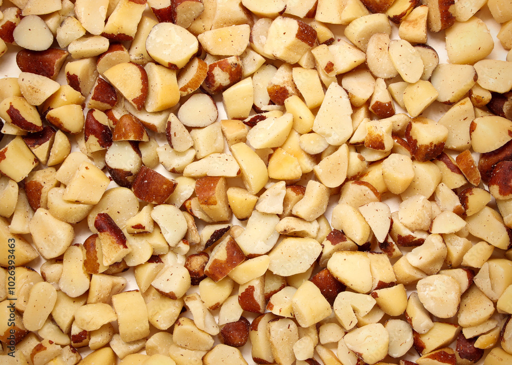 Creative layout made of brazilian nuts. Flat lay. Food concept. Almond pattern concept. Creative layout made of brazilian nuts. Flat lay. Food concept. Almond pattern concept.