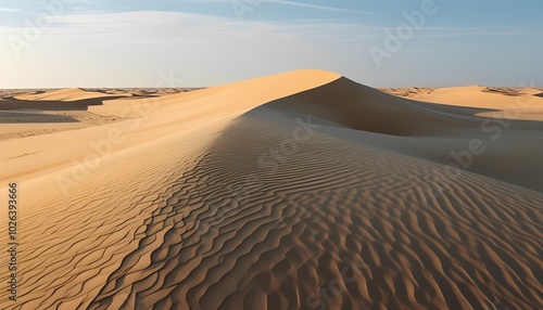 Desert Dunes with Windswept Patterns