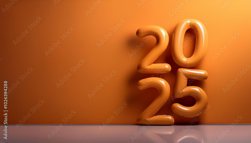 The image displays the year 2025 in bold 3D numbers Stock Photo | Adobe ...