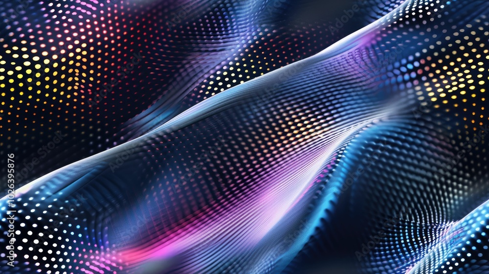 Abstract mesh pattern with gradient lighting effects Abstract mesh pattern with gradient lighting effects