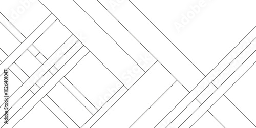 Geometric pattern of abstract line civil engineering design background, business and technology concept diamond triangle geometric line background, Design random lines black stripes.