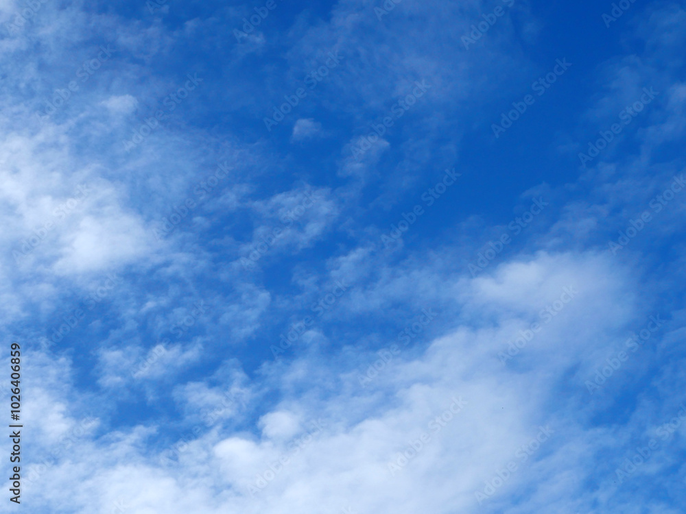 Blue sky with clouds background. It's beautiful and natural. Blue sky with clouds background. It's beautiful and natural.