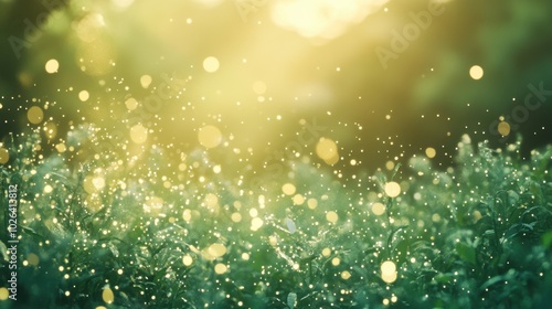 The Sparkling Greenery Scene