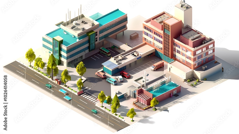 3d building 3d building