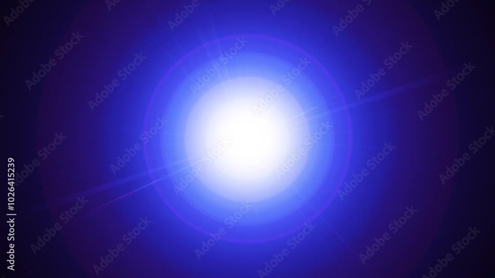 Lens flare animation (blue) Lens flare animation (blue)