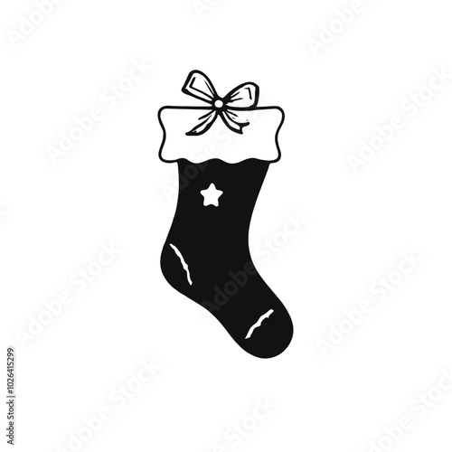 Decoration  Sock vector art illustration