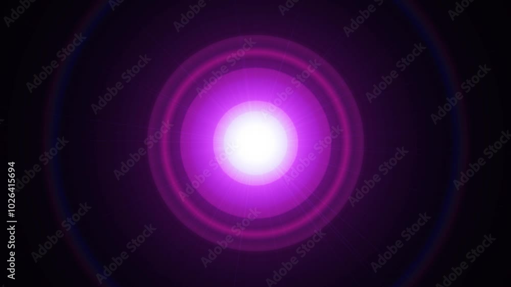 Lens flare animation (purple) Lens flare animation (purple)
