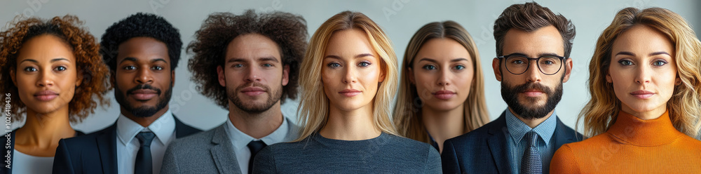 Diverse Team of Professionals - Corporate Portrait Diverse Team of Professionals - Corporate Portrait