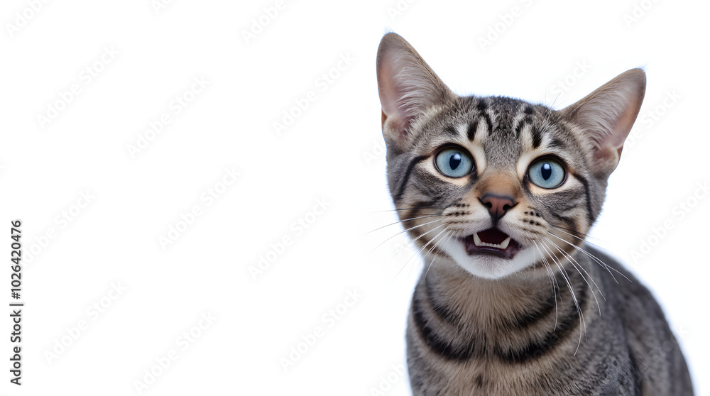 Fototapeta premium british cat isolated on white