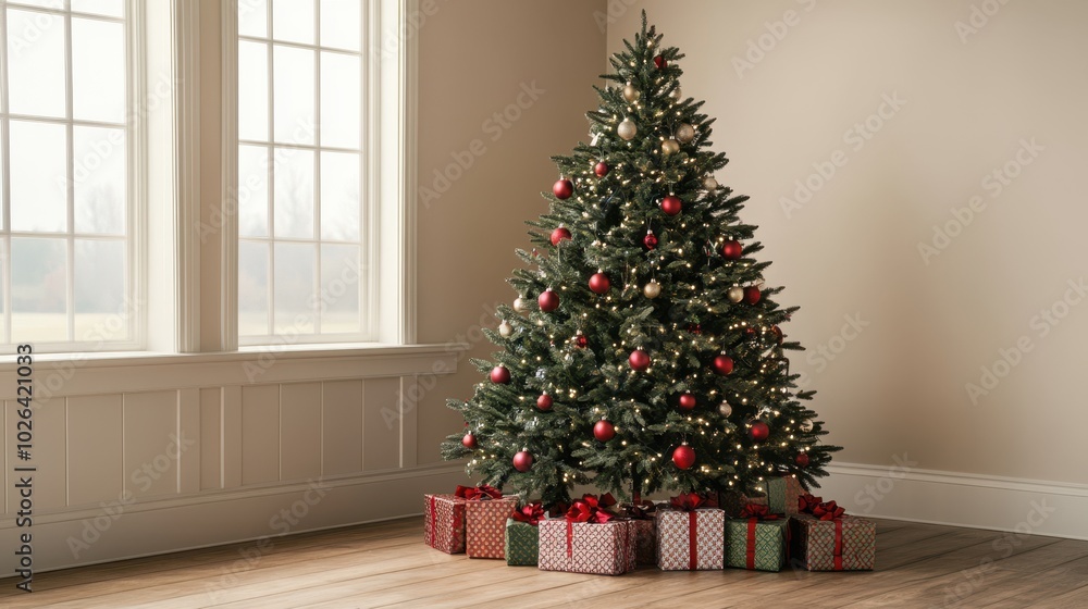 The Christmas Tree with Presents The Christmas Tree with Presents