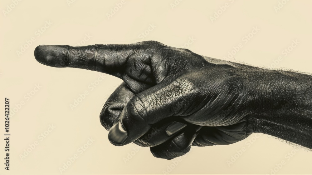 Fototapeta premium A close-up shot of a person's hand grasping an object, offering possibilities for creative storytelling and design