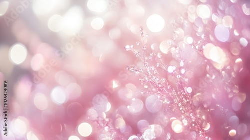 The Soft Pink Bokeh Abstract