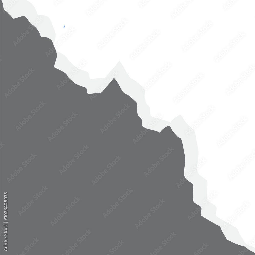 Fototapeta premium torn paper effect, torn paper frame, vector transparent paper