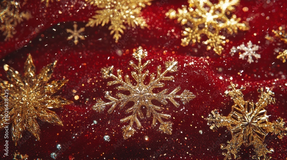The Glimmering Golden Snowflakes The Glimmering Golden Snowflakes
