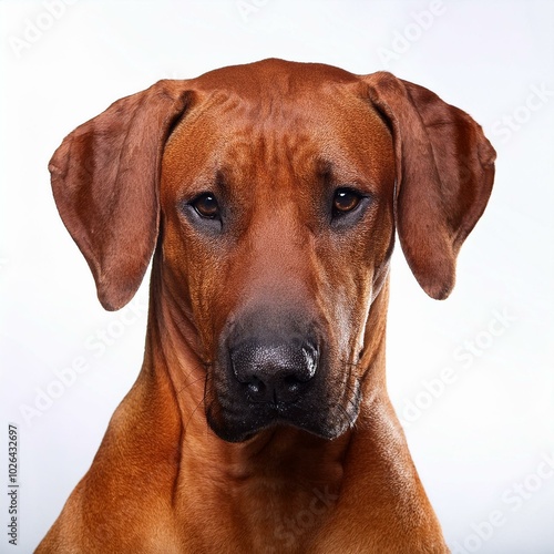 Rhodesian ridgeback dog, AI generated