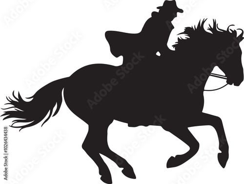 Stylized Horse Icon for Racing and Branding Projects, Horse Silhouette Icon for Racing and Art Design