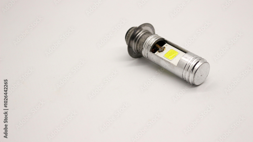 Broken motorcycle light bulb Broken motorcycle light bulb