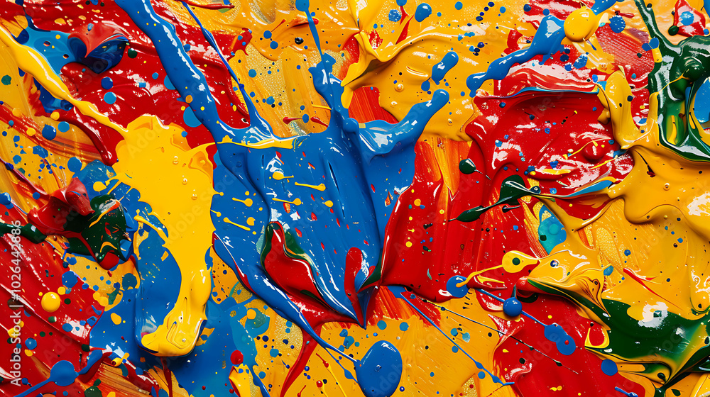 Obraz premium abstract background with splashes