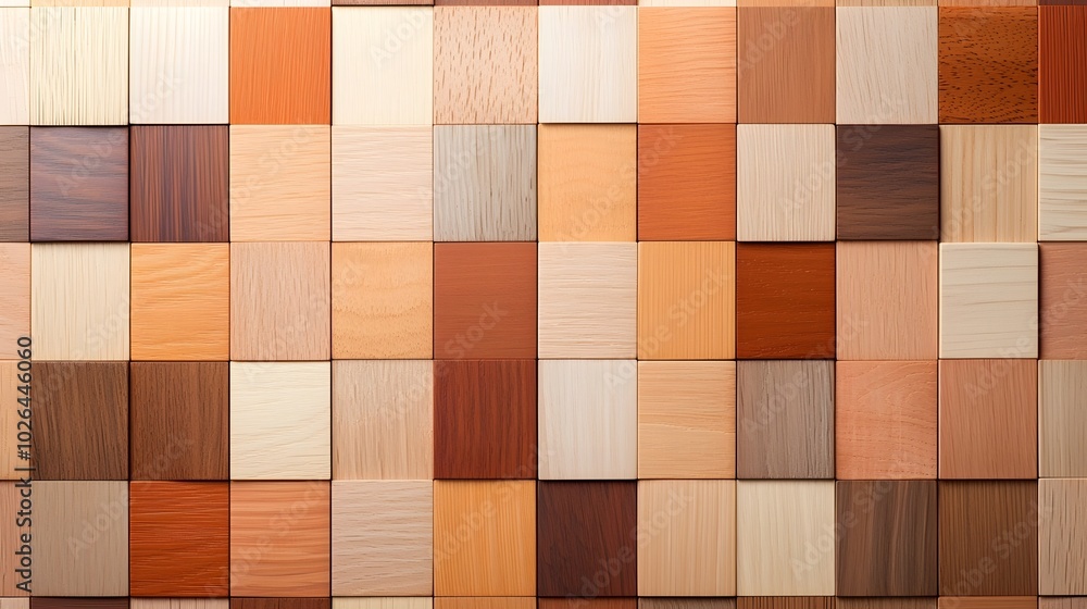 Elegant Abstract Wood Block Patterns in Minimalist Style - Serene Earthy Hues and Ambient Lighting for Modern Decor Elegant Abstract Wood Block Patterns in Minimalist Style - Serene Earthy Hues and Ambient Lighting for Modern Decor
