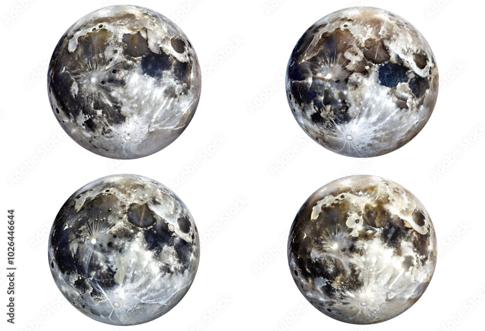 Set of moon png Set of moon png