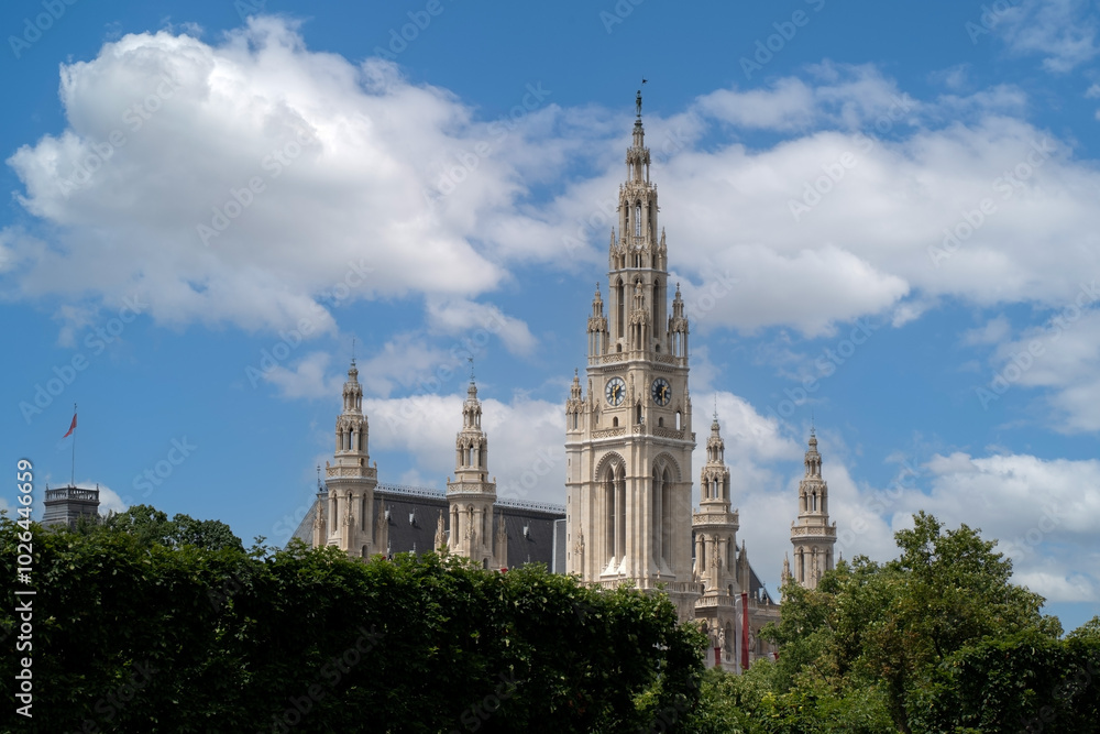 Fototapeta premium A majestic cathedral in the Gothic style