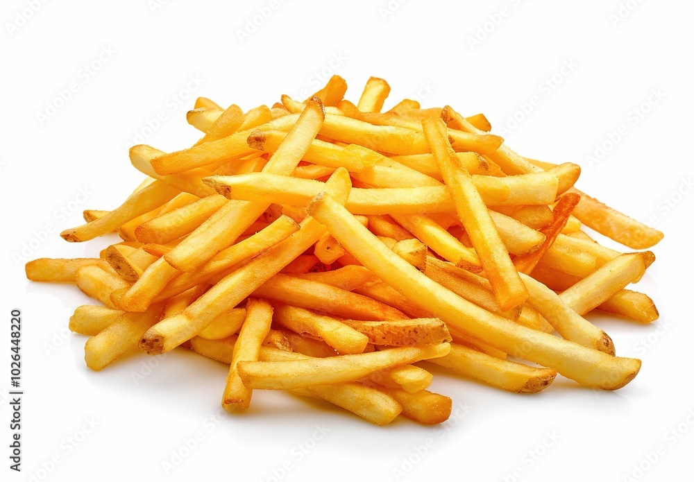 french fries isolated on white french fries isolated on white
