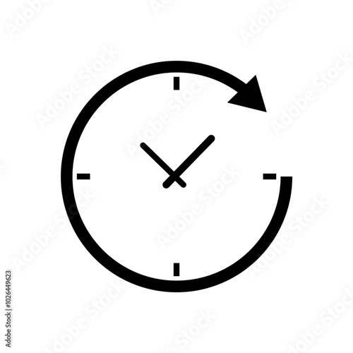 clock icon white, clock icon vector Classic design wall clock. Analog clock. Vector 