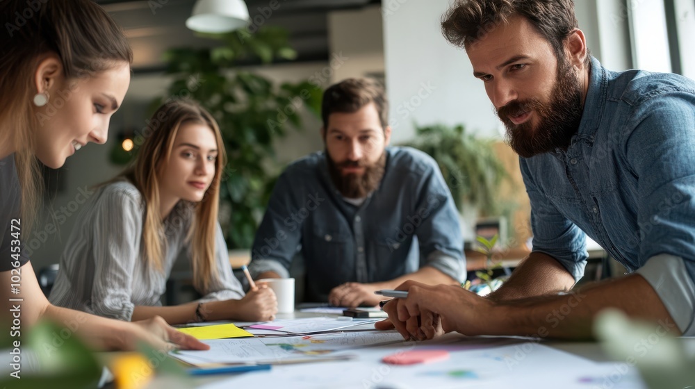 Teamwork and Brainstorming: A Creative Business Meeting Teamwork and Brainstorming: A Creative Business Meeting