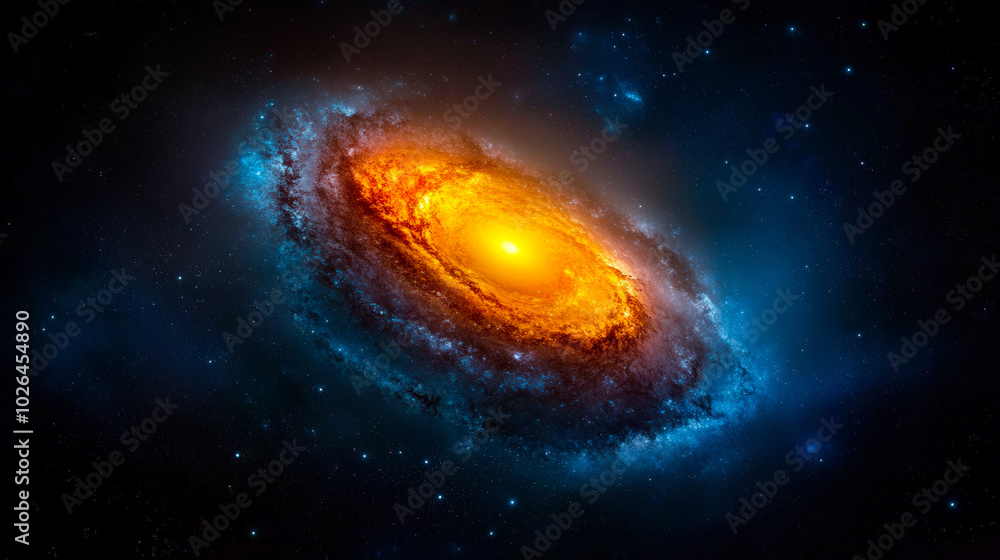 Obraz premium a hyper realistic galaxy