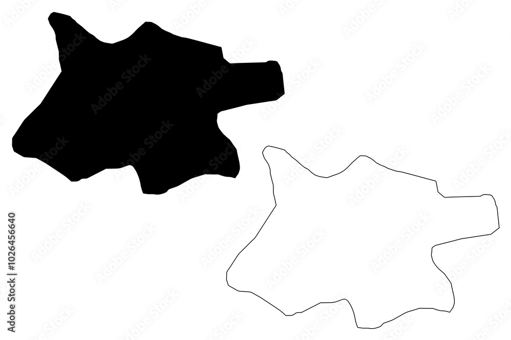 Kano City (Federal Republic of Nigeria, Kano State) map vector illustration, scribble sketch City of Kano map Kano City (Federal Republic of Nigeria, Kano State) map vector illustration, scribble sketch City of Kano map