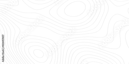 Background of the topographic map with black lines, White wave paper curved reliefs abstract geometric pattern with stains, Topographic map and landscape terrain geometric background.