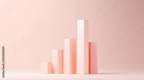 Minimalist Bar Graphs on Soft Background