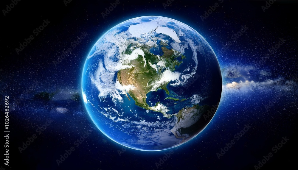 A picture of planet Earth from space A picture of planet Earth from space