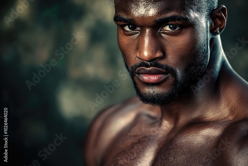 Close-up shot of a man wearing a shirt, ideal for use in various contexts such as fashion or lifestyle images