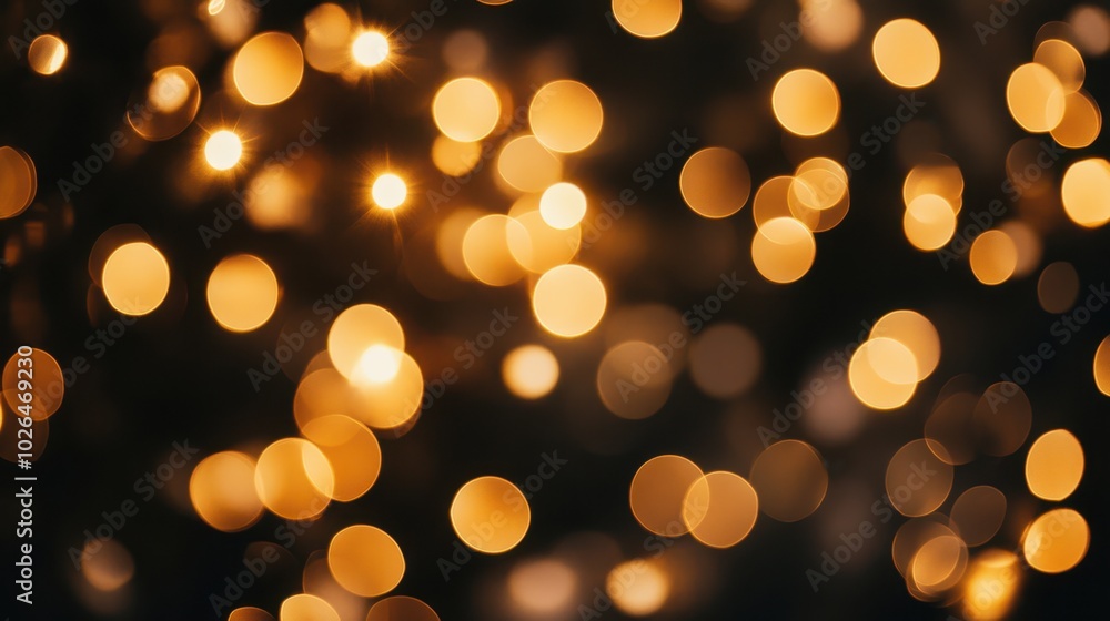 The Golden Bokeh Light Display The Golden Bokeh Light Display
