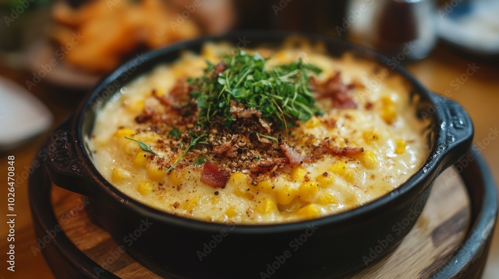 Creamy Macaroni and Cheese with Herbs and Bacon Creamy Macaroni and Cheese with Herbs and Bacon