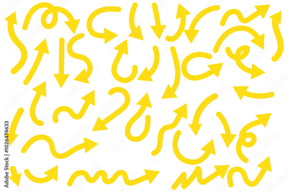 Hand drawn arrow vector icons set. Sketch arrow design for business plan and education. Set of arrows black icons. Circle arrows, rotate arrow, redo process symbol. Hand drawn arrow vector icons set. Sketch arrow design for business plan and education. Set of arrows black icons. Circle arrows, rotate arrow, redo process symbol.