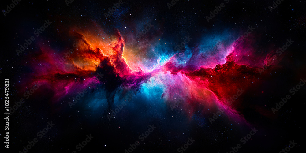 Fototapeta premium galaxy background