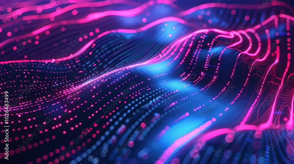 Futuristic Neon Abstract Background for Digital Product Promotions and Tech Design Futuristic Neon Abstract Background for Digital Product Promotions and Tech Design