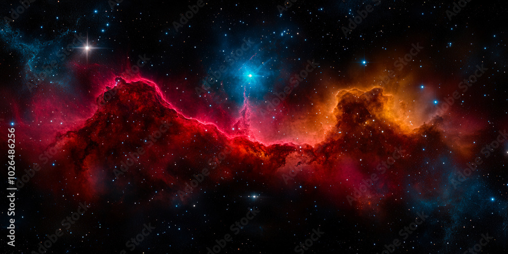 deep space landscape with galaxies deep space landscape with galaxies